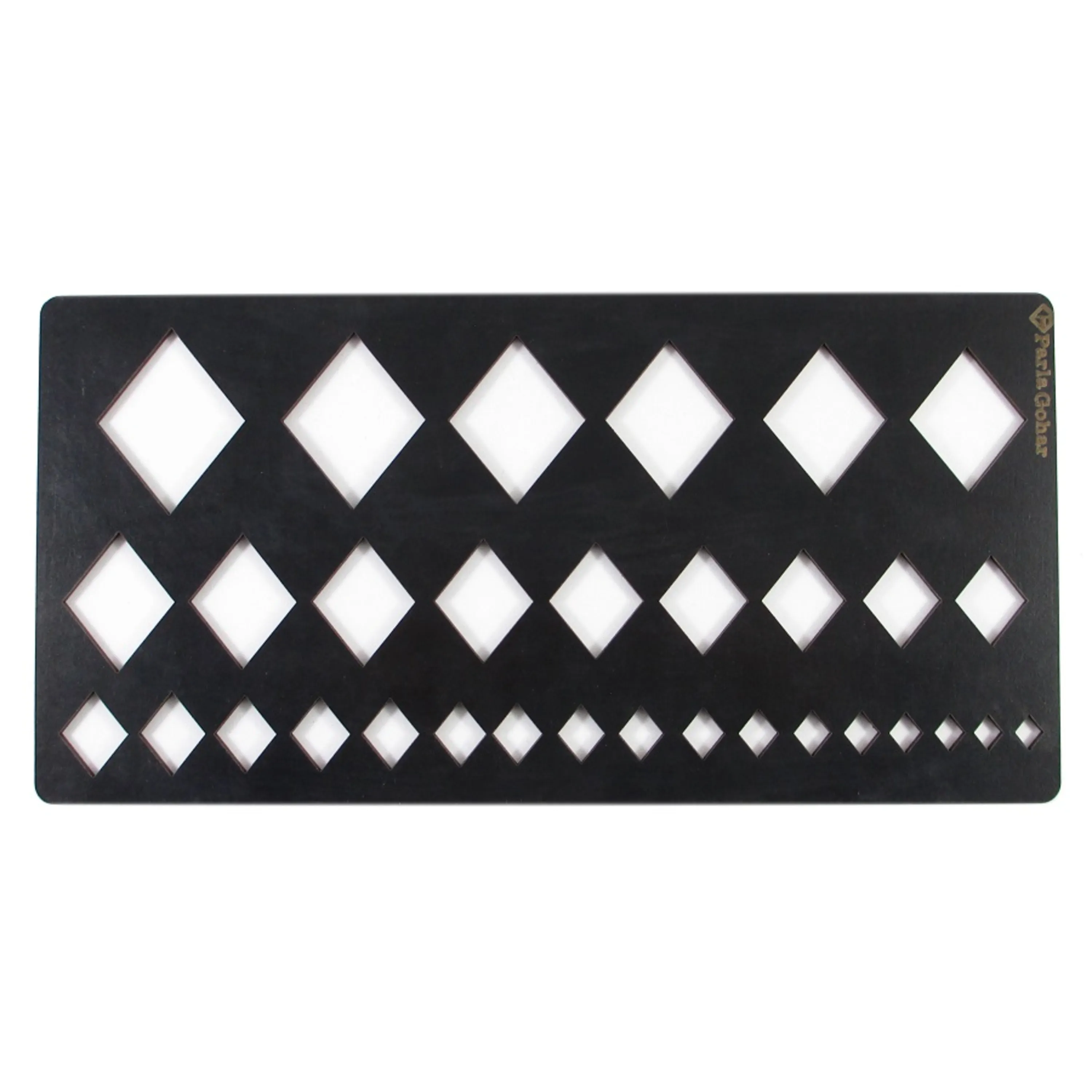 شابلون گوهرتراشی مدل لوزی کد 2252